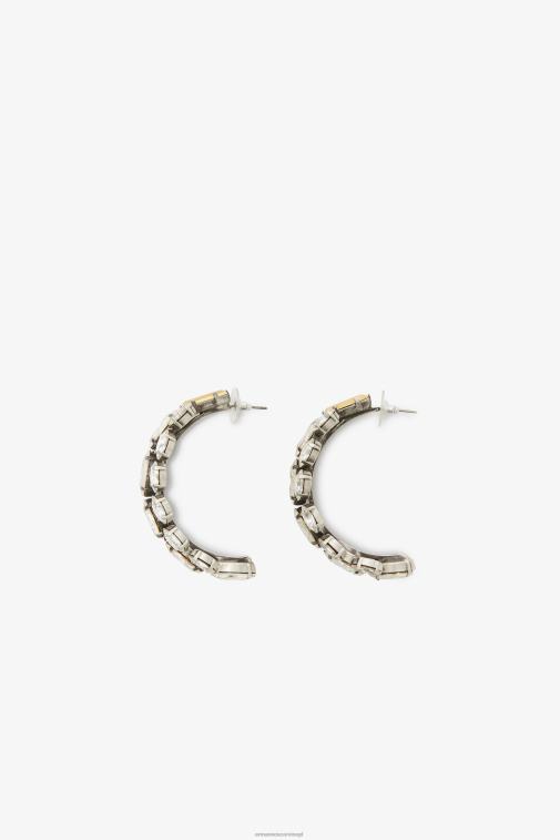 kobiety Ermanno Scervino Argento kolczyki ozdobione kryształkami LN28V177