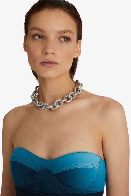 kobiety Ermanno Scervino srebro naszyjnik typu choker LN28V183