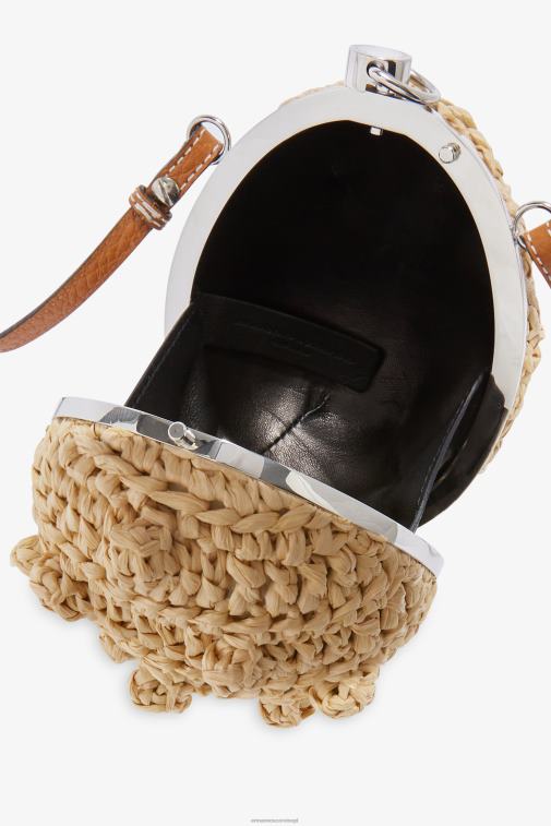 kobiety Ermanno Scervino beżowy Torebka z rafii typu boom boom LN28V143