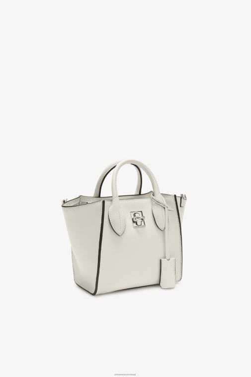 kobiety Ermanno Scervino biały skórzana mini torebka Maggie LN28V160