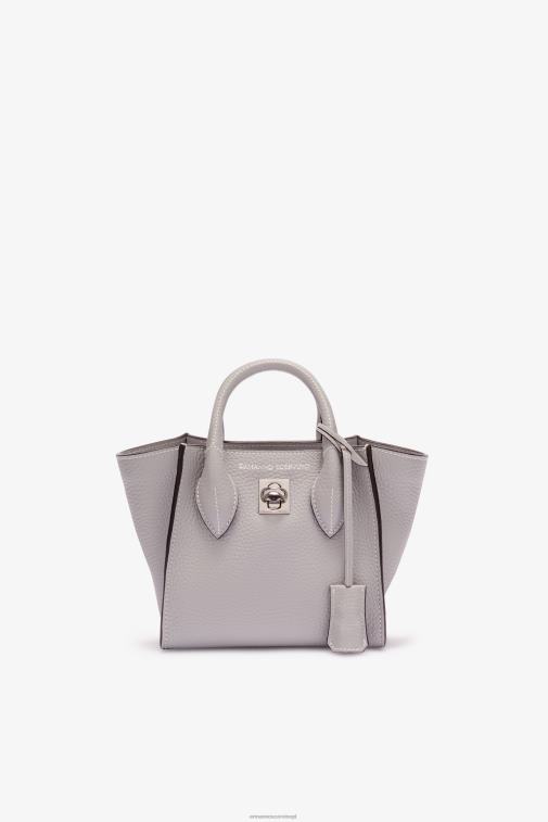 kobiety Ermanno Scervino grygio Mini torebka Maggie z młotkowanej skóry cielęcej LN28V153