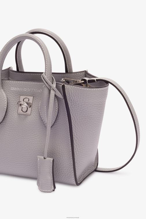 kobiety Ermanno Scervino grygio Mini torebka Maggie z młotkowanej skóry cielęcej LN28V153