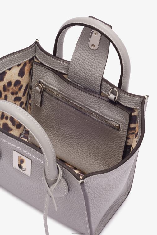 kobiety Ermanno Scervino grygio Mini torebka Maggie z młotkowanej skóry cielęcej LN28V153