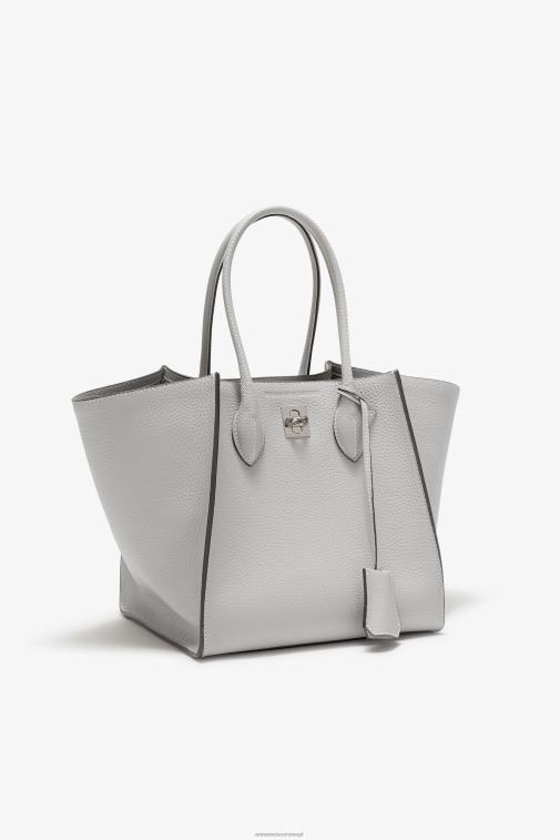 kobiety Ermanno Scervino grygio Torba Maggie z młotkowanej skóry cielęcej LN28V152