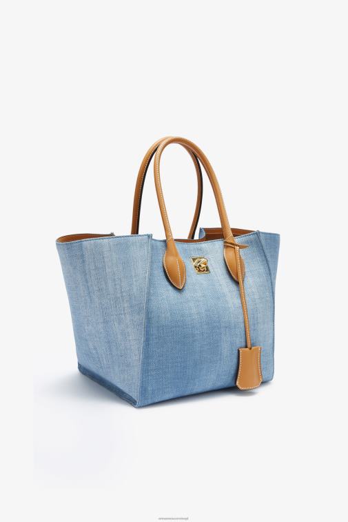 kobiety Ermanno Scervino niebieski dżinsowa torba Maggie LN28V149