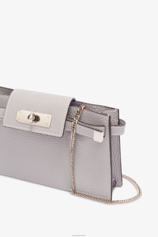 kobiety Ermanno Scervino szary pasek z mini torebką LN28V191