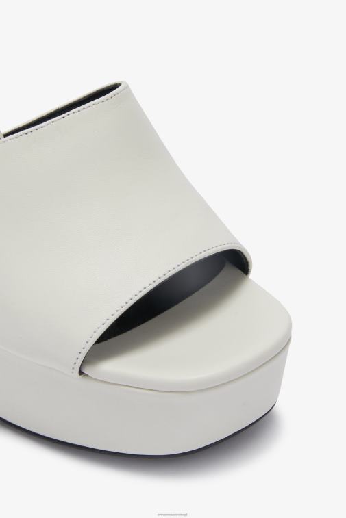 kobiety Ermanno Scervino biały sandały na platformie LN28V169