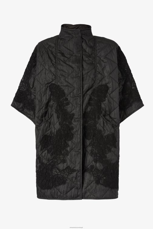 kobiety Ermanno Scervino czarny lekka kurtka puchowa LN28V29