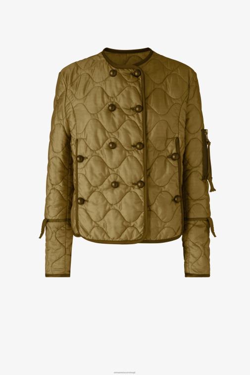 kobiety Ermanno Scervino zielony lekka ocieplana kurtka LN28V18