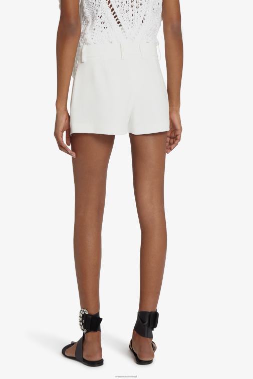 kobiety Ermanno Scervino biały dopasowane spodenki LN28V107