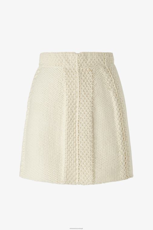 kobiety Ermanno Scervino biały bawełniana spódniczka mini LN28V126