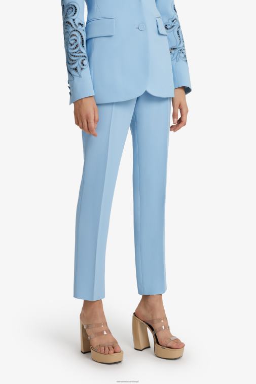 kobiety Ermanno Scervino jasny niebieski spodnie typu cady LN28V118